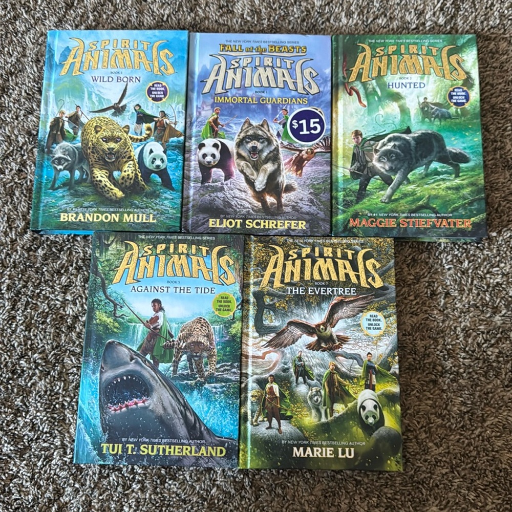 Spirit Animals Series Books 5 Hardcovers